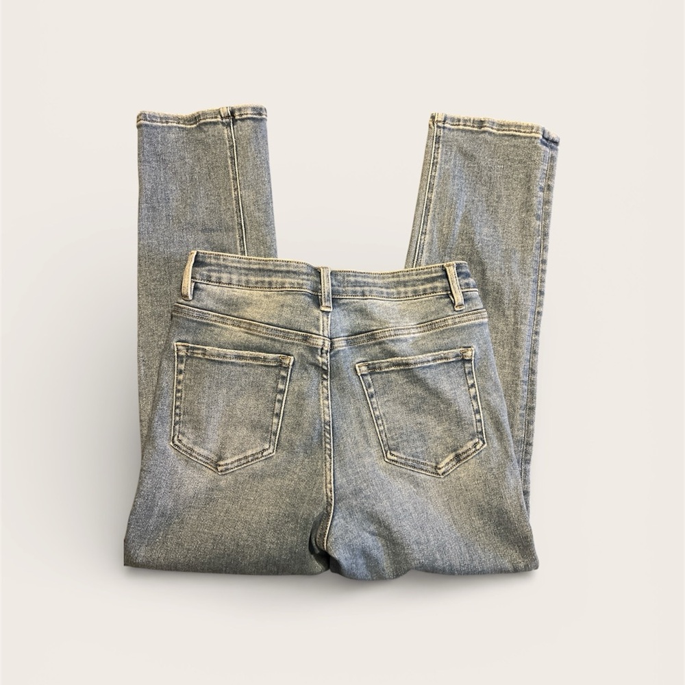 Vervet High Rise Straight Leg Jeans | Trendy Denim - Picture 2 of 2